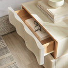 Modway Isola 2 Drawer Nightstand - White Light Oak-Plinth Base