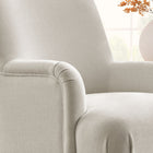 Modway Ellington Fabric Upholstered Accent Armchair - Salt-French Piping Trim