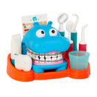 Battat Hippodentist-Realistic Cleaning: "Stains" on the hippo's teeth magically disappear with warm water