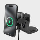 Mighty Mount Mini Grip Cradle 15W Wireless Charger 2 in 1 Dash & Vent Mount-Auto-adjusting coil for perfect charging alignment