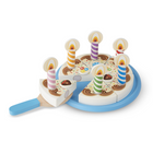 Melissa & Doug Birthday Party Cake-Wooden pretend play food birthday cake to decorate, slice, serve, and celebrate