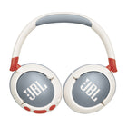 JBL Junior 470NC Wireless Over-Ear Noise Cancelling Kids Headphones - White-50-hour battery life