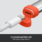 Logitech Crayon Digital Pencil for all iPads (2018 releases and later) with Apple Pencil technology - Intense Sorbet-Logitech Crayon gets up to 7.5 hrs of writing time from a single charge.