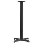 Flash Furniture 22" x 22" Restaurant Table X-Base with 3" Dia. Bar Height Column-Restaurant Table Base