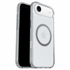 OtterBox Symmetry Clear Compatible with MagSafe Case with Camera Control for iPhone 17 Air - Stardust 3.0 with Blue Tint Clear-Tactile buttons feel just like your phone’s
