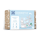 Connetix Clear Starter Pack - 34 Pieces-34 piece pack - Contains 2 x Large hexagons, 4 x Large squares, 12 x Small squares, 4 x Isosceles triangles, 4 x Equilateral triangles, 4 x Right angled triangles and 4 x Rectangles in dazzling clear