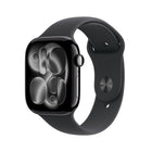 Apple Watch Series 11 - 46 mm - GPS - Jet Black Aluminium Case with Black Sport Band - S/M-Sleep score provides an easy way to help track and understand the quality of your sleep, so you can make it more restorative