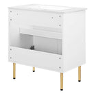 Modway Chaucer 30" Bathroom Vanity - White-Assembly Required