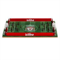 Binho Classic: Liverpool Edition Board Game-Officially Licensed Liverpool FC Game: Features the iconic Liverpool crest at center field for an authentic fan experience.