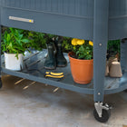 Permasteel Elevated Garden Bed with EnGrow TrueSoil Technology - Blue-Soil Platform for essential plant support