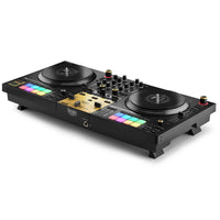 Hercules DJControl Inpulse T7 Premium 2-Deck Motorized DJ Controller-2-deck USB DJ controller with built-in audio interface and central mixer with microphone input
