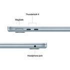 Apple MacBook Air 13" - M4 Chip - 256 GB SSD - 16 GB Unified Memory - Sky Blue - French-Look And Sound Your Best - Everything looks and sounds amazing with a 12MP Center Stage camera, three mics and four speakers with Spatial Audio