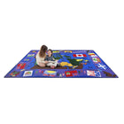 Joy Carpets Flags of Canada Area Rug - 7'8" x 10'9" - Multicolour-Impervion antimicrobial protection resists growth of bacteria and controls odors before they start