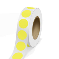 JAM Paper Standard Label Rolls - Burst - 2.25" Seal - Neon Yellow - 125 Labels/Roll-Colour: Neon Yellow | Make your mail stand out with colourful shipping address labels.