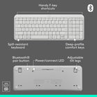 Logitech MK250 Compact Wireless Mouse & Keyboard - Off-White-Compatible with MacBook Neo laptops: instant Bluetooth connection, seamless & color-matched