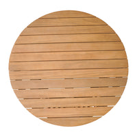 Zuo Zahara Coffee Table - Natural-Solid Acacia Wood round shape tabletop