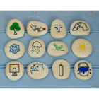 Yellow Door Self-Regulation Stones 12-Piece Set-Size approximately 1-3/4".