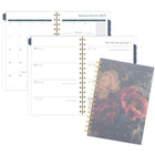 Cambridge 2026 Midnight Garden Weekly/Monthly Planner - 8-1/2" H x 5-1/2" W - Multicolour - Bilingual-Twin coil binding