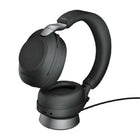 Jabra Evolve2 85 Link380C UC Stereo Headset with Stand - Black-Busylight visible from all angles