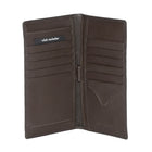 Club Rochelier Cheque Book Clutch Wallet - Brown-Pen Loop