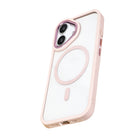 Evry Shyne MagSafe Compatible Case for iPhone 16 - Pink-Wireless charging and MagSafe compatible