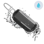 HyperGear Wave Wireless Waterproof Bluetooth Speaker - Black/Grey-Certified IPX4 splashproof