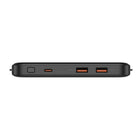 Kopplen 20000 mAh 100W PD Power Bank with Built-In Cables - Black-Sleek & Portable: Its slim profile is travel-friendly, fitting seamlessly into bags and backpacks for charging anywhere