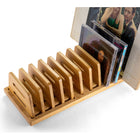 Officemate Bamboo File Sorter - Small - Natural Wood Grain-Multi-functionable; able to sort tablets, letter, files, folders, etc