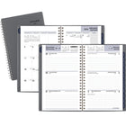 AT-A-GLANCE 2026 Traditional Weekly/Monthly Planner - 8" H x 5" W - Grey - Bilingual-Special pages: metric conversion chart, 3-year calendar reference, contacts, holidays and notes