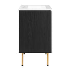 Modway Chaucer 24" Bathroom Vanity - Black/White-9