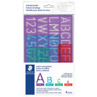 Staedtler Letters & Numbers Template Drafting Tool - 4 Pack-Letters & numbers