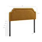 Modway Magnolia Upholstered Fabric King Size Headboard - Copper-Padded King Size Headboard