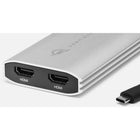OWC USB-C to Dual HDMI 4K Display Adapter with DisplayLink-Plug-and-Play Design