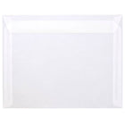 JAM Paper 9.5 x 12.63 Booklet Envelopes, Clear Translucent Vellum, 1000 Pack (2851377B)-Clear translucent