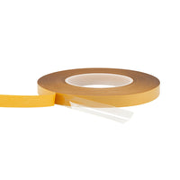 Futech Banner Hem Double-sided Tape - 10mm W x 50m L - Clear-Strong, reliable double-sided adhesion for mounting, securing, and joining materials without visible fasteners.