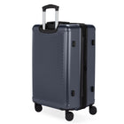 Swiss Gear Hardside Spinner 24" Checked Luggage - Navy-Eight 360° multi-directional spinner wheels for smooth maneuverability