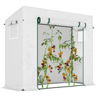 Outsunny 6.6' x 2.5' x 5.5' Walk-in Greenhouse with Steel Frame & Door & Window- Suitable for all-year round use
 