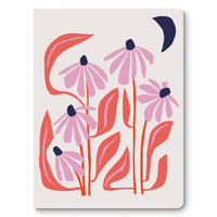 Orange Circle Studio Keep Blossoming Medium Coptic-Bound Journal - 6.5" W x 8.625" H - Assorted Colors-Features a hard cover with a modern Coptic binding 