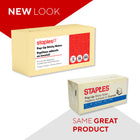 Staples Stickies Recycled Pop-Up Notes - 3" x 3" - 12 Pack-12 per pack