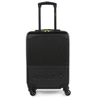 Reebok Time Out 21.5" Hardside Carry-On Luggage - Black-Telescopic trolley handle ergonomically designed for comfort and durability with multi-stage locking heights with reinforced top and side handle