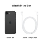 Apple iPhone 16e - 256 GB - Black - Bell and Virgin Plus-Privacy—Use Face ID to securely unlock, sign in and pay.