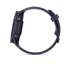 Garmin Forerunner 570 Smartwatch - 47mm - Indigo Aluminum with Translucent Imperial Purple/Indigo Band-BUILT-IN SPEAKER AND MICROPHONE - Make and take phone calls from your watch when it’s paired to your smartphone. Plus, control watch functions with voice commands — or use your smartphone’s voice assistant to respond to text messages and more.