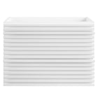 Modway Render 30" Wall-Mount Bathroom Vanity Cabinet - White-Mid-Century Modern Vanity
