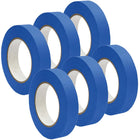 DSS Distributing Premium Grade Masking Tape - 1" x 55 yds - Blue - 6 Rolls-Perfect for school, home and office