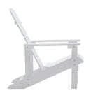 Backyard Lifestyles Adirondack Chair - White-Constructed of UV Protected Polystyrene.