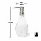 Umbra Droplet Soap Pump - 280ml - Clear-7