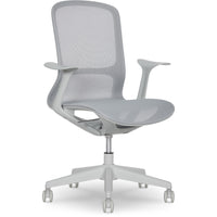 Staples Mesh Task Chair - Grey-Breathable suspension mesh seat and back for cooling comfort