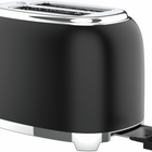 Salton NuRetro Digital 2 Slice Toaster - Midnight Black-Automatic slice pop-up makes it easy to retrieve toast without burning fingers.