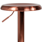 Flash Furniture Madrid Series Adjustable Height Retro Barstool - Rose Gold Finish-Seat Adjusts from Counter to Bar Height