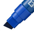 Pentel Permanent Marker - Extra Bold Chisel Tip - Blue Ink - 6 Pack-Chisel tip from 8.0mm to 15.4mm gives a variable line width